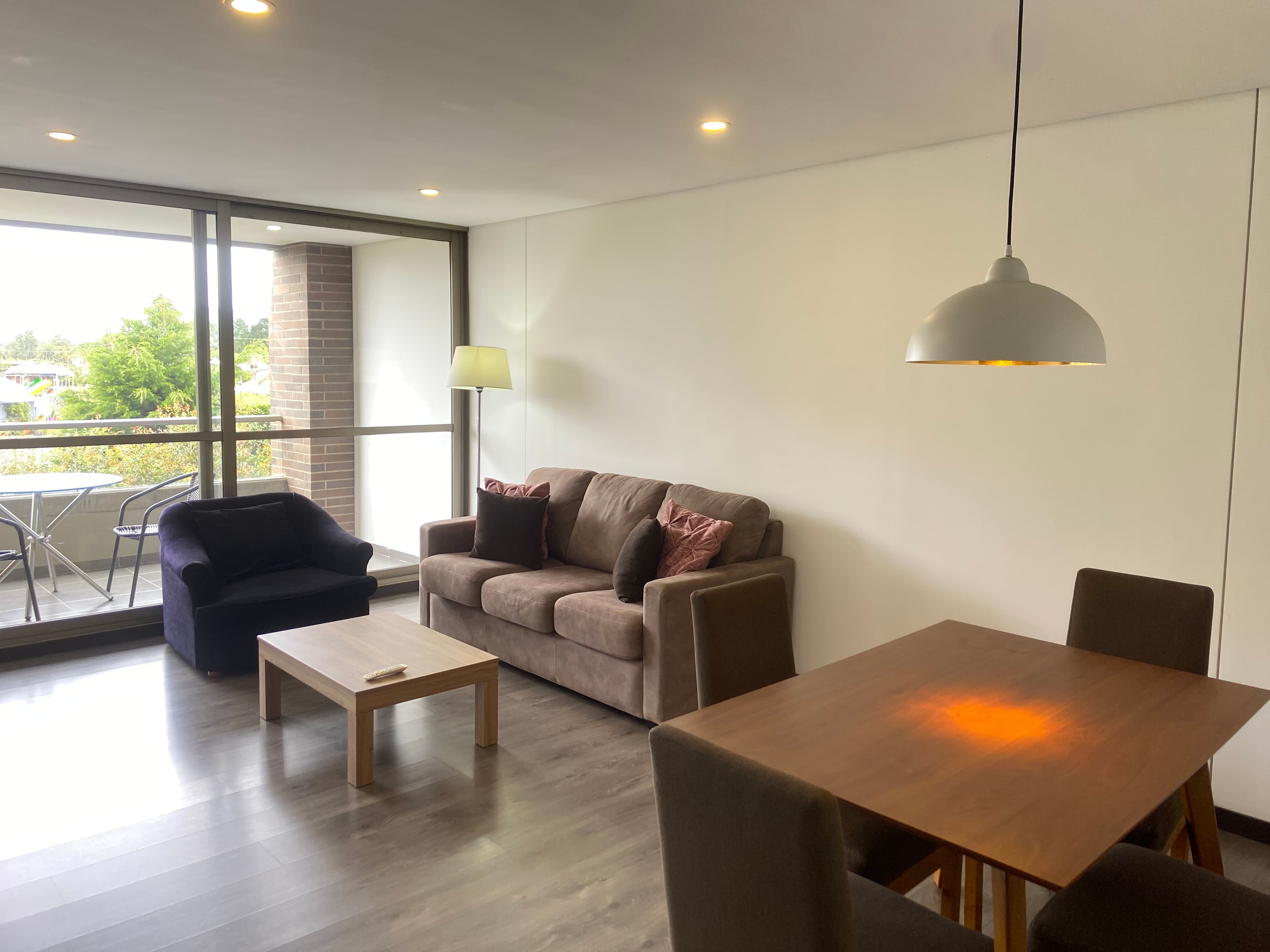 Apartamento amoblado en renta en Llanogrande 